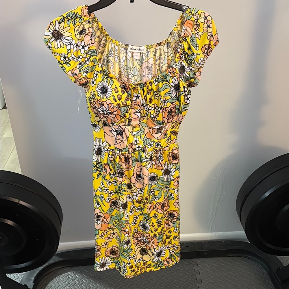 Floral Yellow Dress